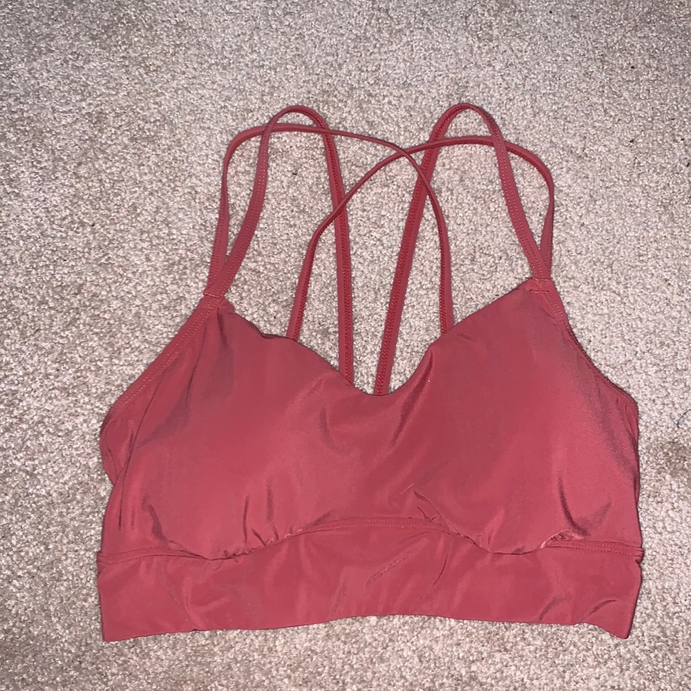 Orange bra, size medium.